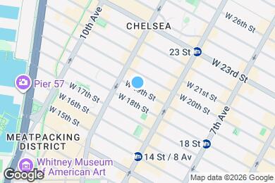 Map image of the property - 340 W 19th St