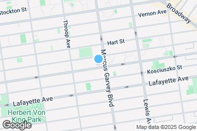 Map image of the property - 901 DeKalb Ave