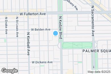 Map image of the property - 2228 N Kedzie Blvd