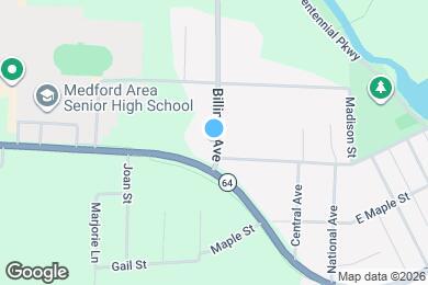 Map image of the property - 413 Billings Ave