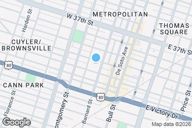Map image of the property - 211 W 40th St