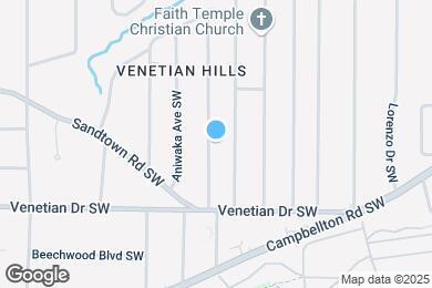 Map image of the property - 1408 Willow Trail SW
