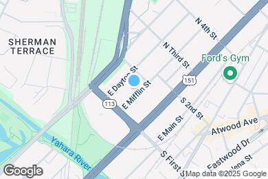 Map image of the property - 1934 E Mifflin St