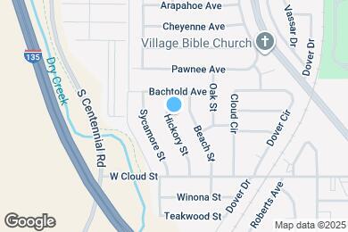 Map image of the property - 1513 Hickory St