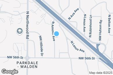 Map image of the property - 5707 N Amoret Ave