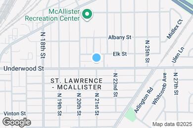 Map image of the property - 2100 Underwood St