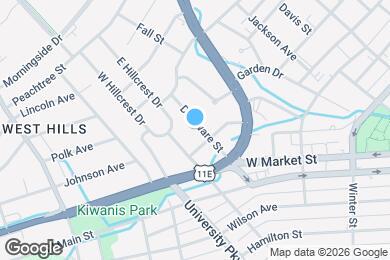 Map image of the property - 307 Delaware St