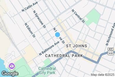 Map image of the property - Cathedral Park Apartments