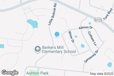 Map image of the property - 1233 Allmon Dr