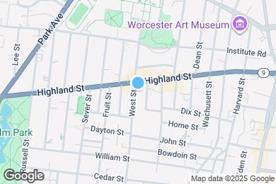 Map image of the property - 129 West St