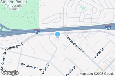Map image of the property - 15520 Foothill Blvd