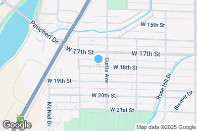 Map image of the property - 422 W 18th St