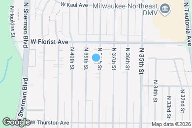 Map image of the property - 5923 N 38th St