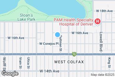 Map image of the property - 1550 N Raleigh St