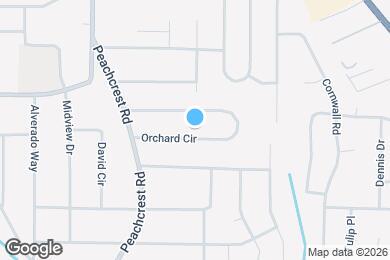 Map image of the property - 3589 Orchard Cir