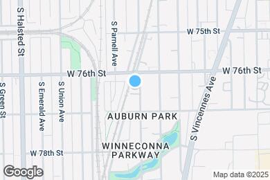 Map image of the property - 7624 S Normal Ave
