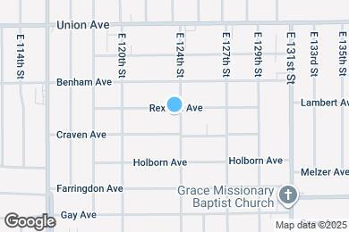 Map image of the property - 12308 Rexford Ave