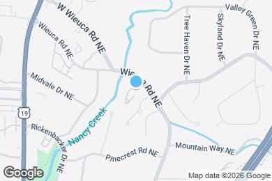 Map image of the property - 4217 Wieuca Overlook NE