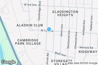 Map image of the property - 1905 W 1st Ave
