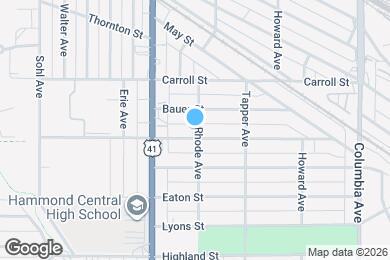 Map image of the property - 839 Becker St