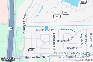 Map image of the property - 2718 N Brompton Dr