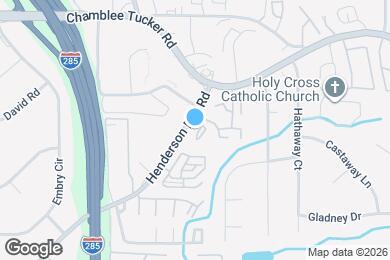 Map image of the property - 3301 Henderson Mill Rd