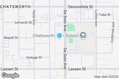 Map image of the property - 10065 De Soto Ave