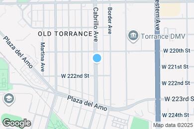 Map image of the property - 2104 Cabrillo Ave