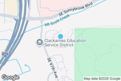 Map image of the property - 9950 SE Talbert St