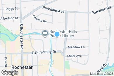 Map image of the property - 509 E University Dr