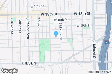 Map image of the property - 1016 W Cullerton St