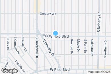 Map image of the property - 9372 W Olympic Blvd