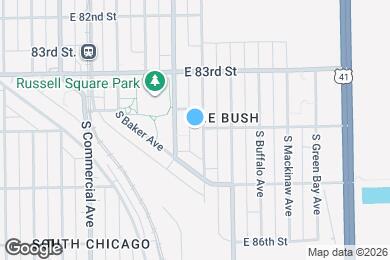 Map image of the property - 8364 S Brandon Ave