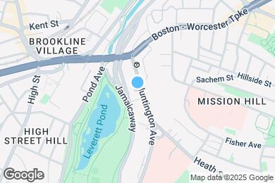 Map image of the property - 67 S Huntington Ave