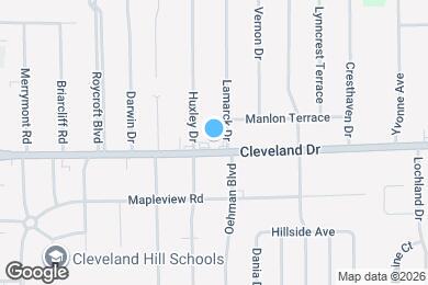 Map image of the property - 660 Cleveland Dr