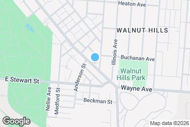 Map image of the property - 2116 Wayne Ave