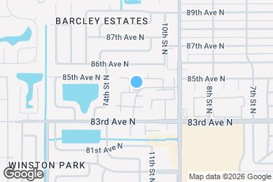 Map image of the property - 1335 85th Ter N