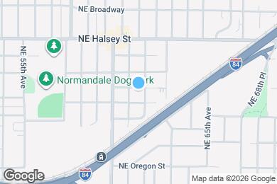 Map image of the property - 6124 NE Multnomah St