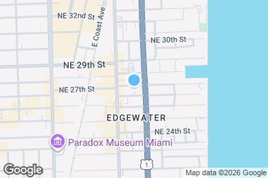 Map image of the property - 250 NE 27th St