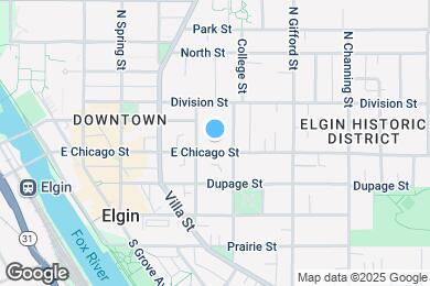 Map image of the property - 314 E Chicago St