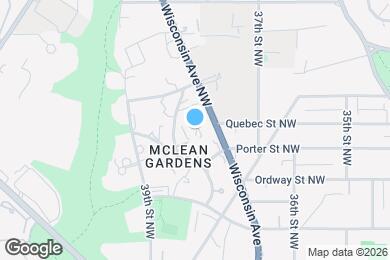 Map image of the property - 3804 Rodman St NW