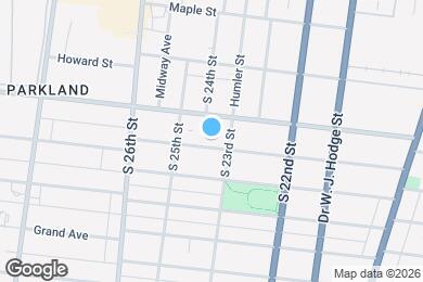 Map image of the property - 2309 Date St