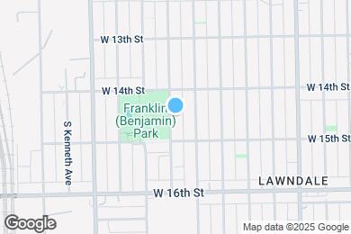 Map image of the property - 1427 S Tripp Ave