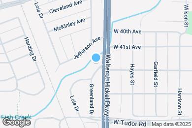 Map image of the property - 1701 Roosevelt Dr