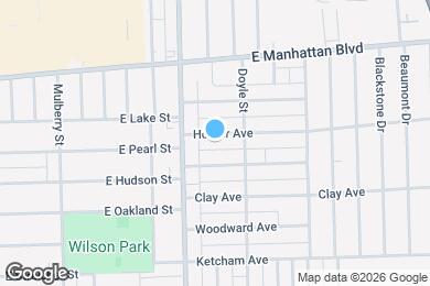 Map image of the property - 830 Homer Ave