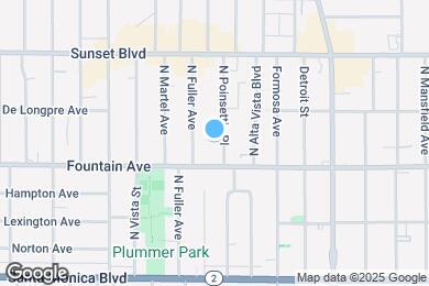 Map image of the property - 1325 N Poinsettia Pl