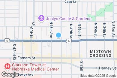 Map image of the property - 3806 Dodge St