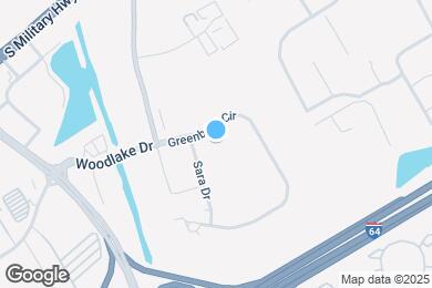 Map image of the property - Furnished Studio-Chesapeake - Greenbrier Circle