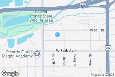 Map image of the property - 3445 W 55th Ave