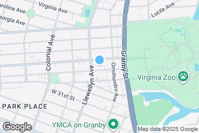 Map image of the property - 222 W 34th St